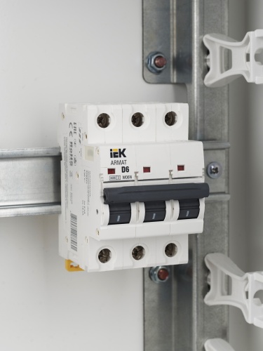 ARMAT Автоматический выключатель M06N 3P D 6А | код AR-M06N-3-D006 | IEK  фото 4