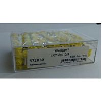 572 030E, Наконечник изолированный IKY 2x 1,0/8 (ECO) | код 0.0.0.5.72030E | KLEMSAN