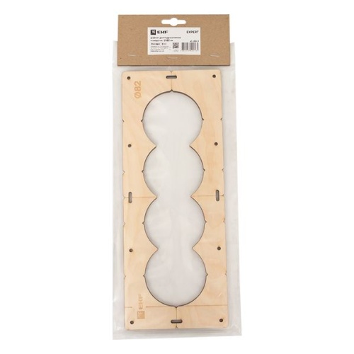 Шаблон для подрозетников c 4 отв, диам, 82 мм Expert | код sh-d82-4 | EKF фото 4 Шаблон для подрозетников c 4 отв, диам, 82 мм Expert | код sh-d82-4 | EKF фото 4