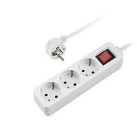 Удлинитель бытовой ФАZА FTS-03-300 (3x3,0) с заземлением и выключателем | код 5053038 | JazzWay