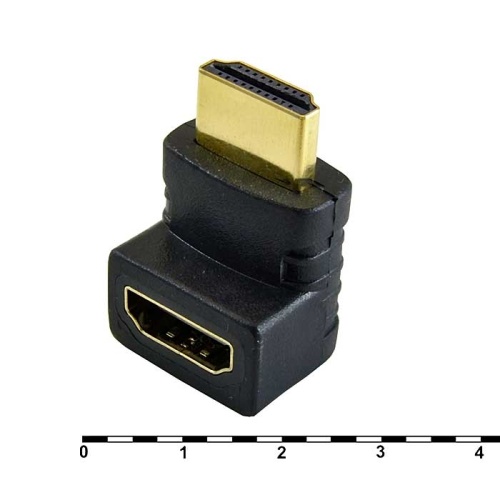 Разъём HDMI/DVI RUICHI HDMI F/M-R (SZC-017), угловой | код 107408 | Ruichi