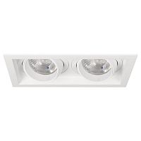 Светильник MS-VORTEX-BUILT-S250x140-2x30W Day4000 WH-WH 30 deg 230В 2х30Вт 4000К IP20 метал. Arlight 057764