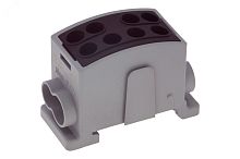 Клемма чёрная, 4 подключения 2,5-25мм 1000V 125А | код HL35/251P2WBK | INPIN