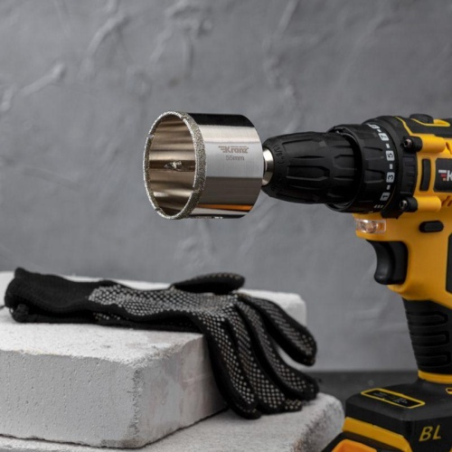 Коронка алмазная 55 мм с центровочным сверлом | код. KR-92-0015 | Kranz фото 4 Коронка алмазная 55 мм с центровочным сверлом | код. KR-92-0015 | Kranz фото 4