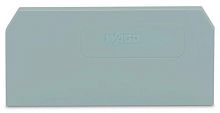 Пластина торцевая END- AND INTERMEDIATE PLATE GREY | код 281-328 | WAGO
