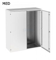Шкаф компактный распределительный двухдверный | код MED 80.100.30 RAL7004 | ПРОВЕНТО