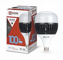 Лампа светодиодная LED-HP-PRO 100Вт 6500К холод. бел. E27 9000лм 150-275В с адаптером E40
