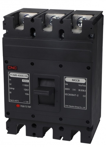 Выключатель в литом корпусе YCM8HU 320S 3P 280A 10kA | код NE010081 | CNC