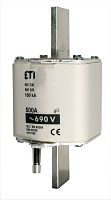 Предохранитель с ударной иглой NH-3_K/gG 315 A KOMBI 690V | код 004115122 | ETI