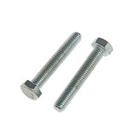 Болт DIN933 М8х50 шестигранная голова полная резьба оцинкованный (8 шт) | код 102972 | Tech-KREP