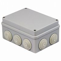 коробка распаячная КМР-050-041   пылевлагозащитная, 10 мембранных вводов, уплотнительный шнур |  код. plc-kmr-050-041 |  EKF
