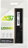 Память DDR5 8GB 4800MHz AGi AGI480008UD238 RTL PC5-38400 CL40 DIMM 288-pin 1.1В single rank Ret | код 1942495 | AGI