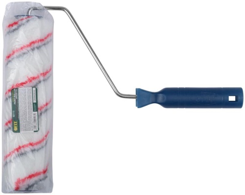 Валик полиакриловый со спиральными полосами каркасн.сист. диам.40/64мм ворс 12мм 230мм бел. FIT 02113 фото 3