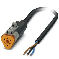 Кабель для датчика / исполнительного элемента SAC-3P-10,0-PUR/DTFS | код 1414998 | PHOENIX CONTACT
