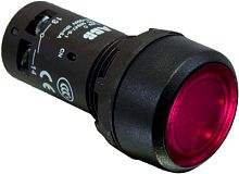 Кнопка с подсветкой CP2-11R-10 красная 24В AC/DC с плоской клавишей с фиксацией 1НО CP2-11R-10 | код 1SFA619101R1111 | ABB