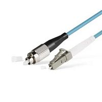 Патч-корд оптический LANMASTER, симплексный, SC/PC-FC/PC, OM3, LSZH, 2.0 м | код LAN-SC-FC/OM3-2.0 | LANMASTER
