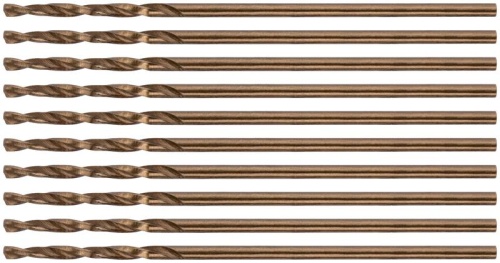 Сверла по металлу HSS с добавкой кобальта 5% Профи 1.0 мм (10 шт) | код 33910 | FIT фото 5 Сверла по металлу HSS с добавкой кобальта 5% Профи 1.0 мм (10 шт) | код 33910 | FIT фото 5