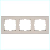 Рамка G-Flex 3-постовая, цвет Тауп | код G1103T | Jasmart