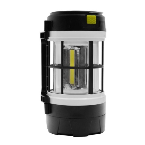 Фонарь аккумуляторный LED38102 LED+3COB 5 реж. Micro-USB PowerBank пластик коробка черн./бел. Ultraflash 15952 фото 8