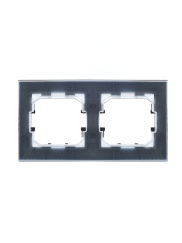BRITE Рамка 2-местная IP44 РУ-2-БрС-44 сталь | код BR-M22-44-K46 | IEK фото 6