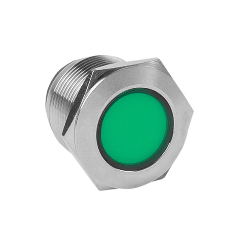 Лампа зеленая сигнальная S-Pro67 19 мм 230В PROxima | код s-pro67-321 | EKF