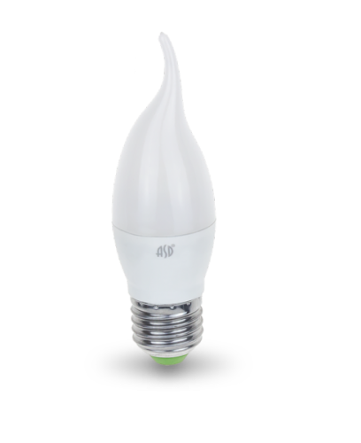 Лампа светодиодная LED-СВЕЧА НА ВЕТРУ-standard 7.5Вт 230В Е27 3000К 675Лм ASD | код 4690612004570 | ASD