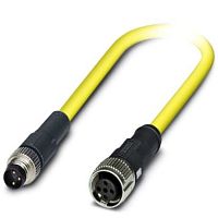 Кабель для датчика / исполнительного элемента SAC-3P-M8MS/ 0,5-542/M12FS BK | код 1406276 | PHOENIX CONTACT