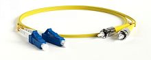 Патч-корд волоконно-оптический (шнур) SM 9/125 (OS2) LC/UPC-ST/UPC 2 мм duplex LSZH 50 м, Hyperline FC-D2-9-LC/UR-ST/UR-H-50M-LSZH-YL | код 238541 | Hyperline