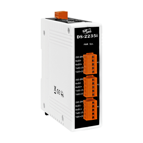 DS-2235i CR Device Server with 2-port Ethernet Switch and 3 Isolated RS-422/485 Port (RoHS) | код 00-06134796 | ICP DAS