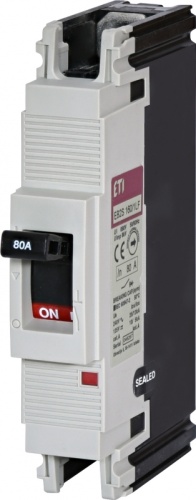 Авт. выключатель EB 2S 160/1LF 80A (25kA, фикс./фикс.) 1P | код 004671008 | ETI