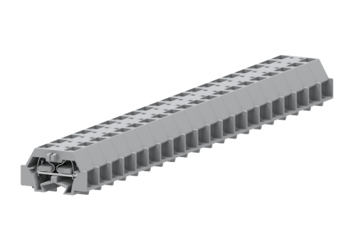 241351 Клемма TB концевая проходная 2-2 с бок. подключ. с защелк. ножками, сер., шт | код 241351 | SUPU
