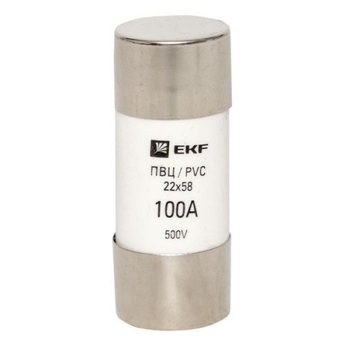 Плавкая вставка цилиндрическая ПВЦ (22х58) 100А PROxima | код pvc-22x58-100 | EKF фото 3