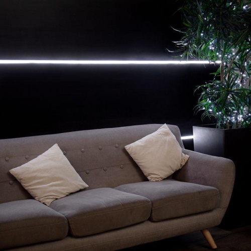 Шнур светодиодный гибкий неон LED SMD 8х16мм 120LED/м двустор. бел. 5м | код 131-005 | Neon-Night