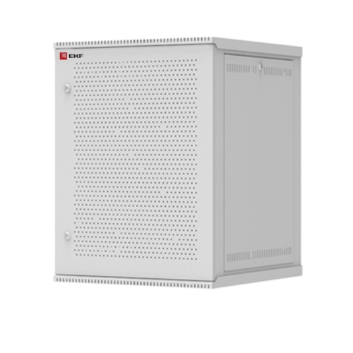 Шкаф телекоммуникационный настенный разборный 12U (600х650) дверь перфорированная, Astra серия PROxima | код ITB12P650D | EKF
