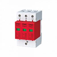 Устройство защиты от импульсных перенапряжений YCS6-C 3P 15—30KA 18мм белый 385В | код A033849 | CNC