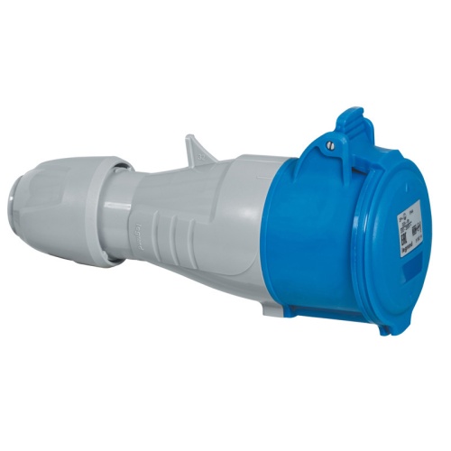 Мобильная розетка - P17 Tempra Pro - IP 44 - 200/250 В~ - 16 A - 2К+З | код 555104 | Legrand