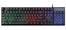 Клавиатура игровая Гарнизон GK-200GL, Rainbow, USB, лазер. гравировка, черный, антифантомные и механизированные клав,12 доп ф-ций., каб 1,5м | код GK-200GL | Гарнизон