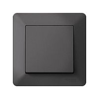 ATLASDESIGN AIR 1-постовая РАМКА, БАЗАЛЬТ/дымчатый черный | код ATN221401 | Systeme Electric