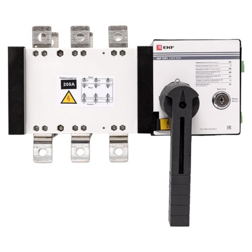 Устройство АВР ТСР1 200А 3Р 230В PROxima | код ats-tsr1-200A-3p-pro | EKF фото 3 Устройство АВР ТСР1 200А 3Р 230В PROxima | код ats-tsr1-200A-3p-pro | EKF фото 3