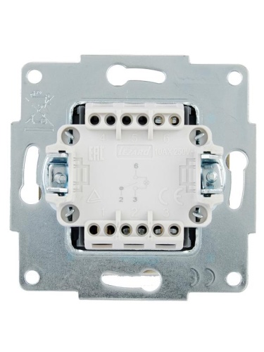 VESNA Выключатель проходной с подсветкой золото | код 742-3688-114 | LEZARD фото 4 VESNA Выключатель проходной с подсветкой золото | код 742-3688-114 | LEZARD фото 4