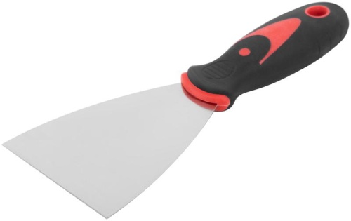 Шпатель 3дюйм (75мм) прорезиненная ручка нерж. сталь КУРС 06705 фото 2 Шпатель 3дюйм (75мм) прорезиненная ручка нерж. сталь КУРС 06705 фото 2