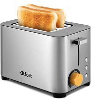 Тостер Kitfort КТ-6201 850Вт нержавеющая сталь/черный | код 2002270 | KITFORT