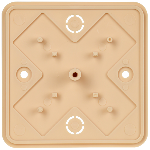 Коробка распаячная КМ для открытой проводки 75х75х28мм сосна | код UKO10-075-075-028-K34-E | IEK фото 3