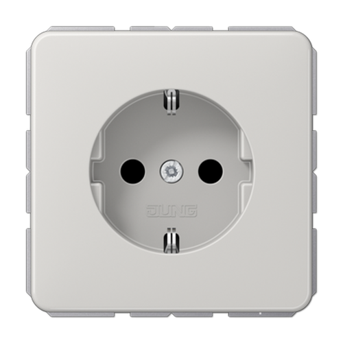 розетка с заземляющими контактами СD | код CD1520LG | JUNG
