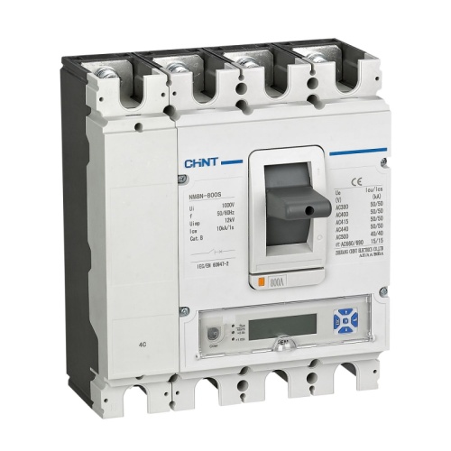 Авт. выкл. NM8N-630Q EM 4P 630А 70кА с электрон. расцепителем, LCD (R)(CHINT) | код 269485 | CHINT