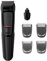 Триммер Philips MG3710/15 черный (насадок в компл:6шт) | код 1910882 | PHILIPS