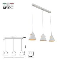 Светильник подвесной (подвес) Chelsea 3141-203 3 х Е14 40 Вт модерн потолочный | код Б0055470 | Rivoli