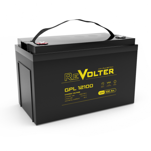 Аккумулятор REVOLTER GPL 12100 12/100 В/Ач | код 4614040030029 | REVOLTER