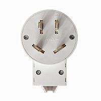 Вилка для плиты UNIVersal цвет белый 32А 440В | код 5313 | Universal