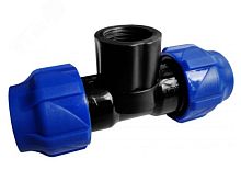 Тройник компрессионный переходной с внутренней резьбой 20-3/4дюйм-20 (80/20) | код 1210012003420 | VALFEX